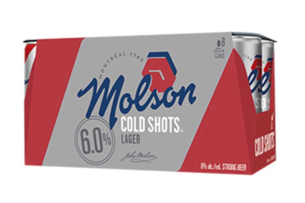 Molson Canadian Cold Shots 8 CANS (8 x 222 ML)