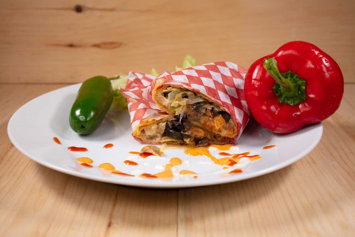Afghan Veggie Wrap
