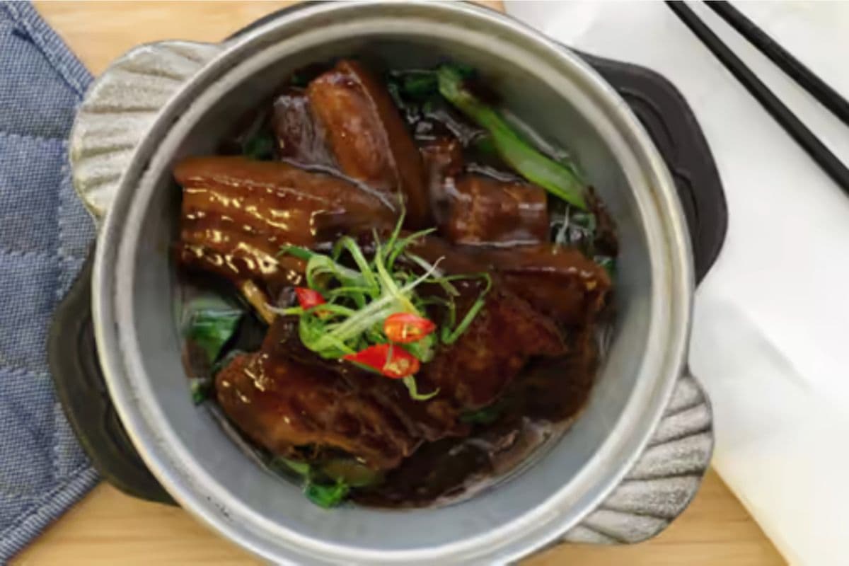 Traditional Stew Pork with rice