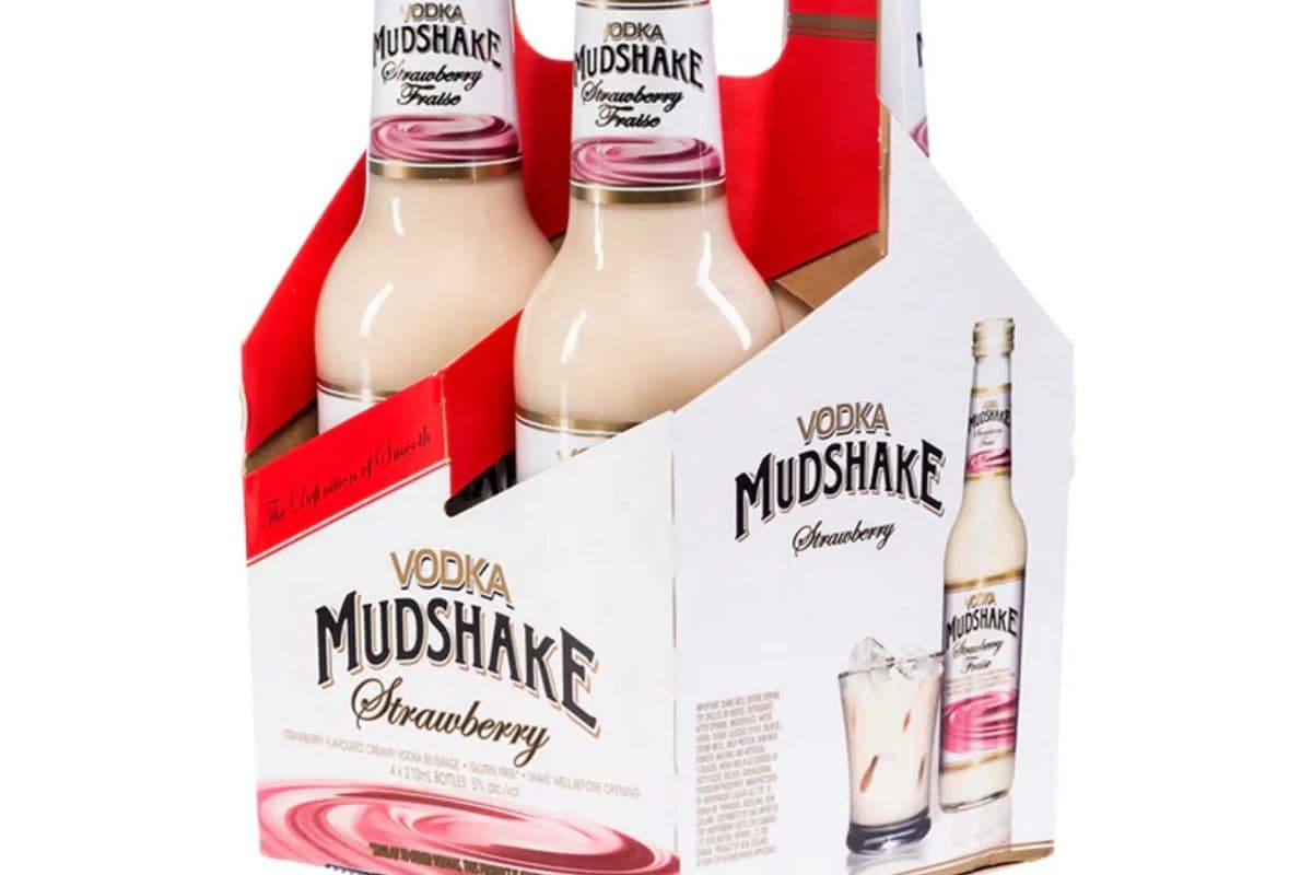 VODKA MUDSHAKE STRAWBERRY 4 BTLS (1 X 4*270ML) (1 x 270ML)