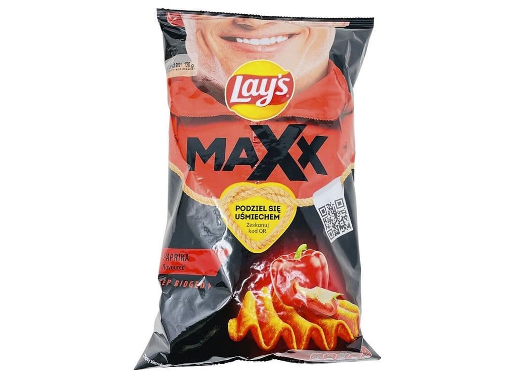 Lays Maxx Paprika Poland Potato Chips 120g