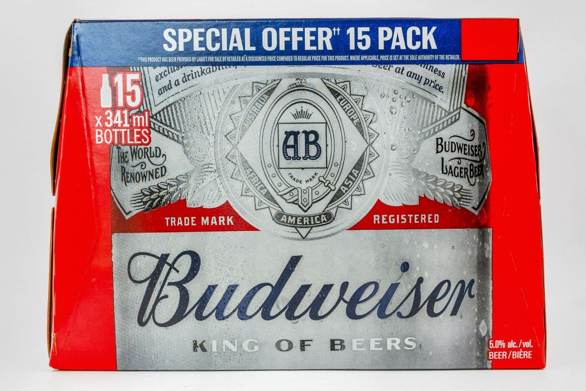 Budweiser (15 Bottles) (15 x 341ml)
