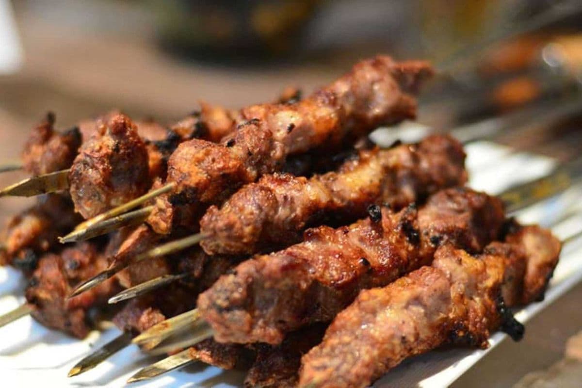 BBQ Lamb Kabob (1) / 西域金牌烤羊肉串 (1串)