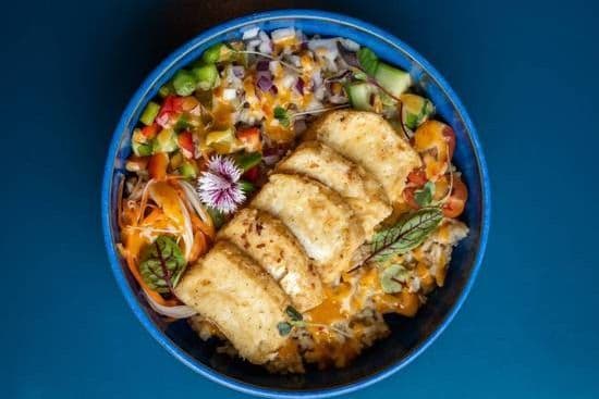 Bol du dragon (tofu et riz) / Dragon Bowl (Tofu and Rice)