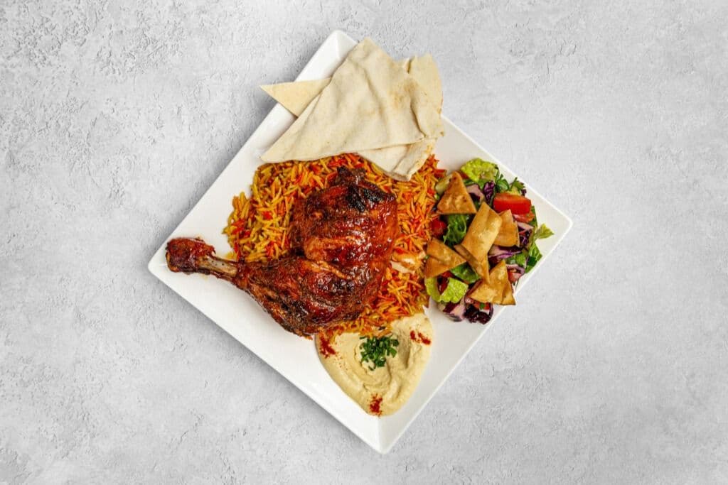 Chicken Leg Grill Plate