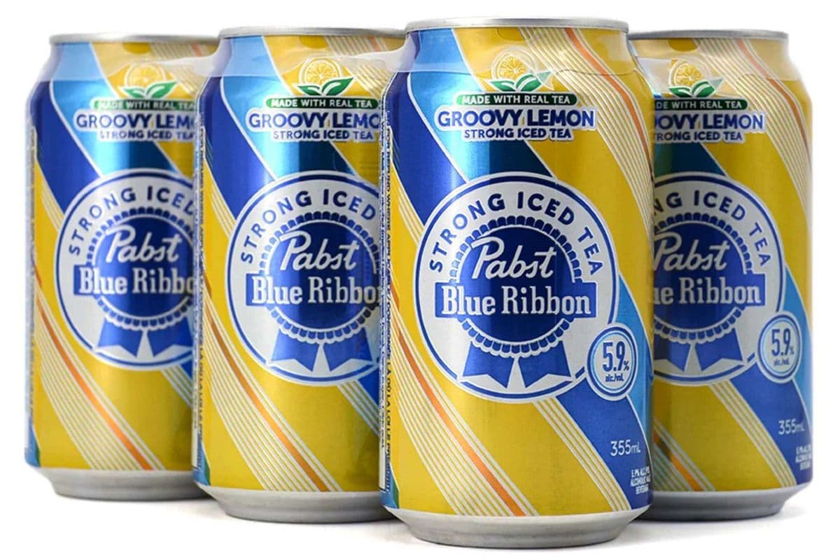 Pabst Blue Ribbon Iced Tea 6 pack (6 x 355ml)