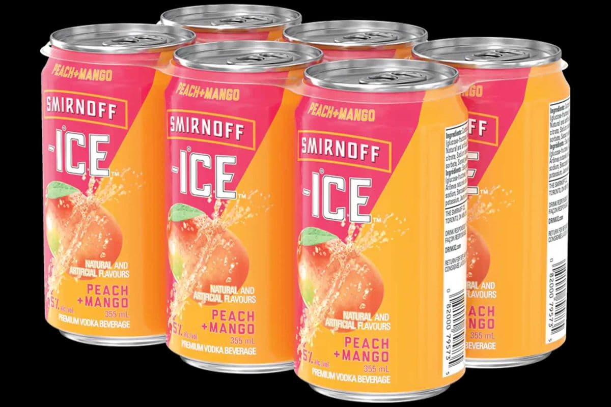 SMIRNOFF ICE PEACH AND MANGO 6 CANS (1 X 6*355ML) (1 x 355ML)
