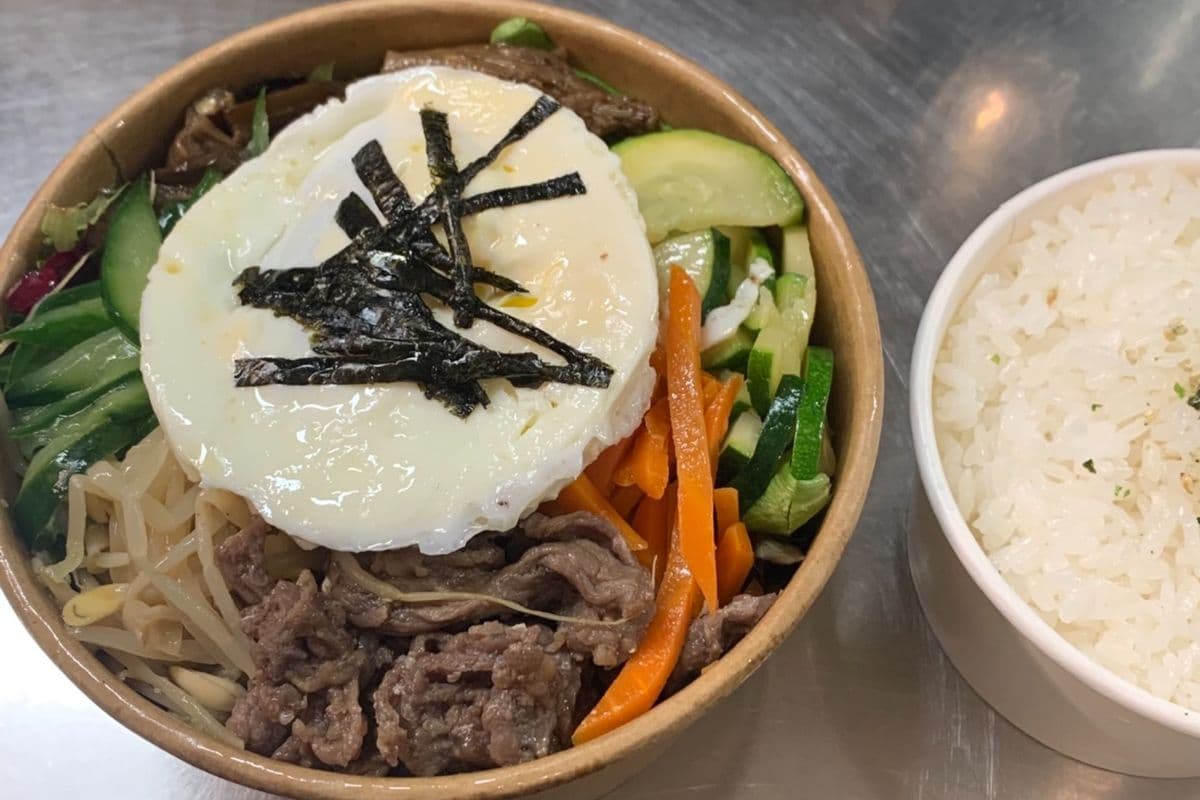 Salmon Sashimi Bibimbap