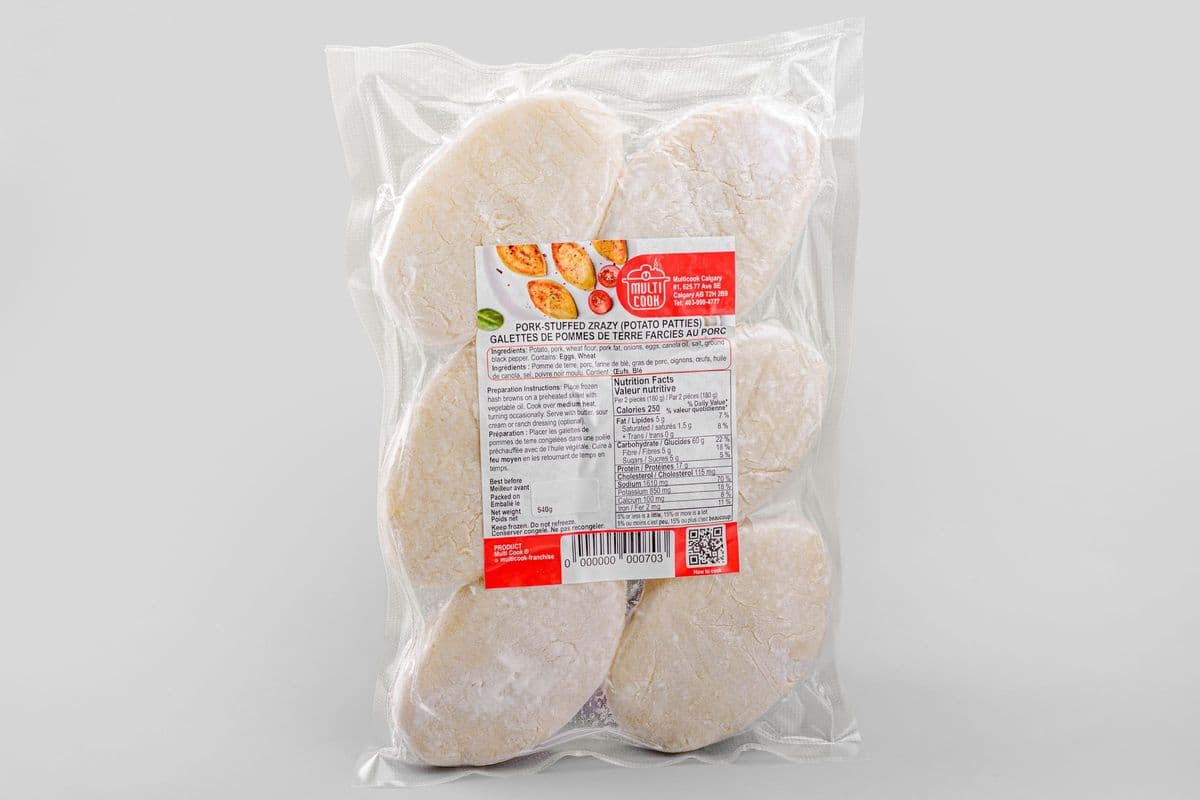Mushroom-Stuffed Zrazy (Potato Patties) (540 g)