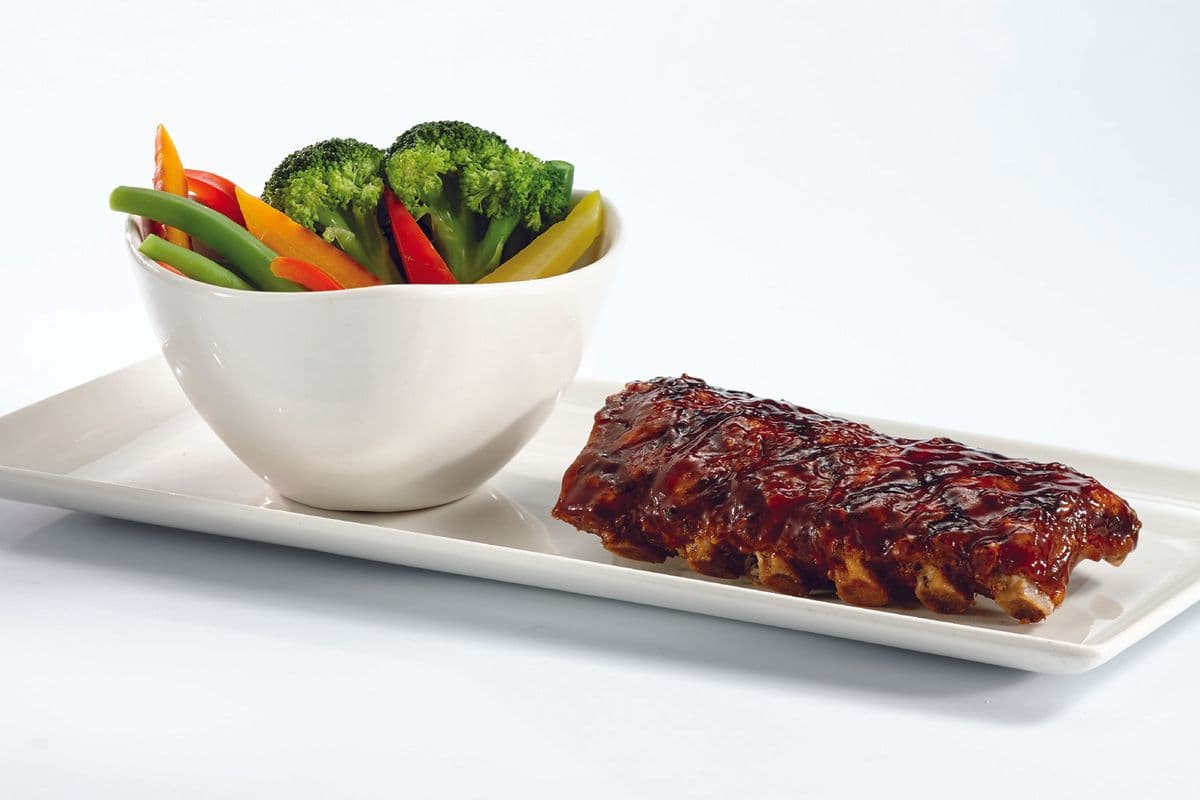 Demi Rack de Côtes Levées de Porc BBQ / Half Rack of BBQ Pork Back Ribs