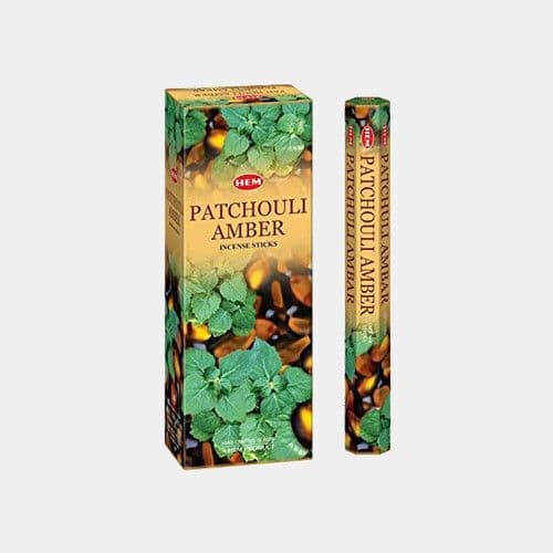 Encens Patchouli ambre (20 b��tons) / Incense Patchouli Amber (20 sticks)