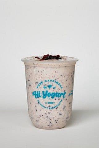 Red Bean and Purple Rice Yogurt (红豆紫米酸奶)