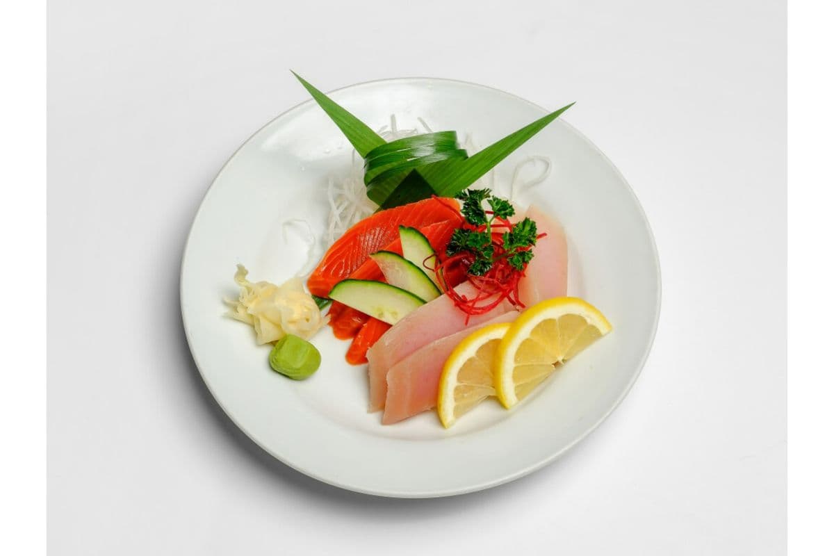 Sockeye Salmon and Tuna Sashimi