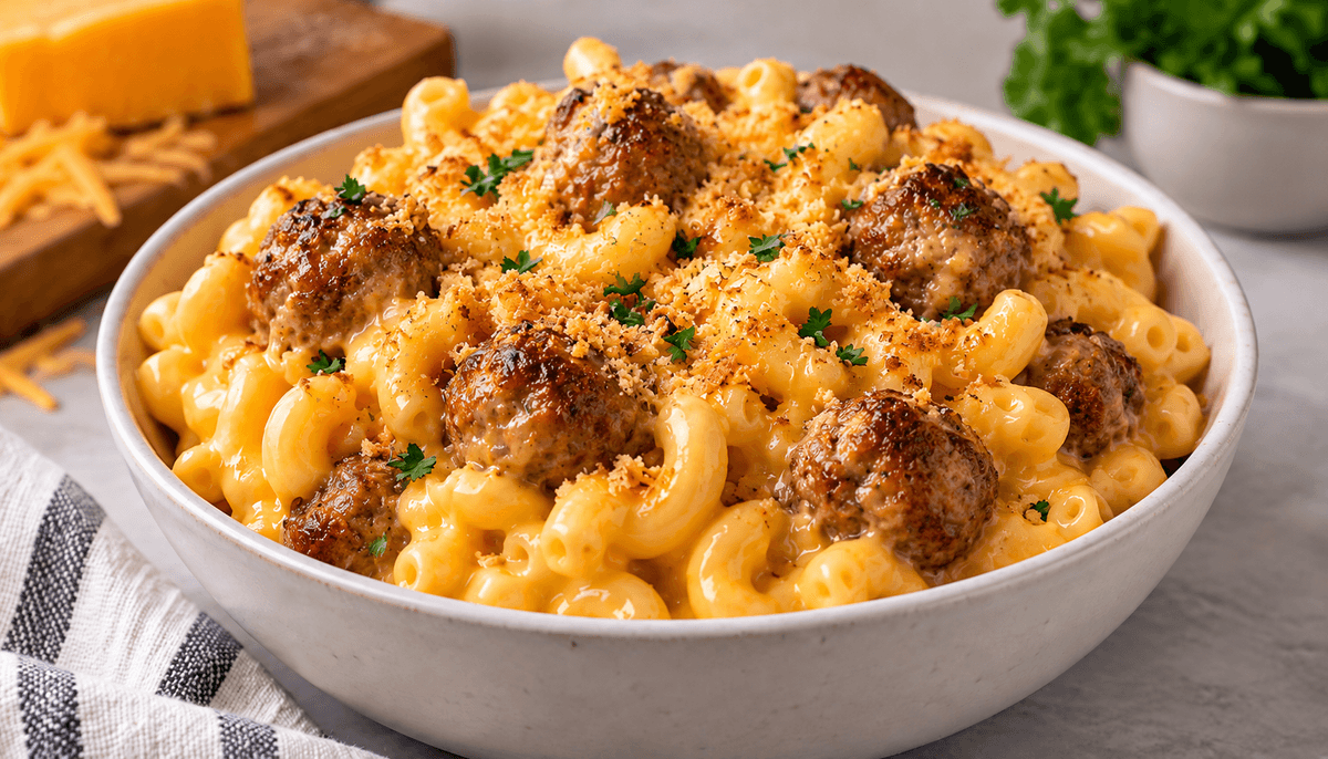 Meatball Mac & Cheese