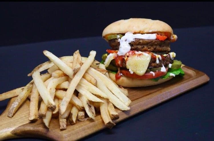 Burger and Fries