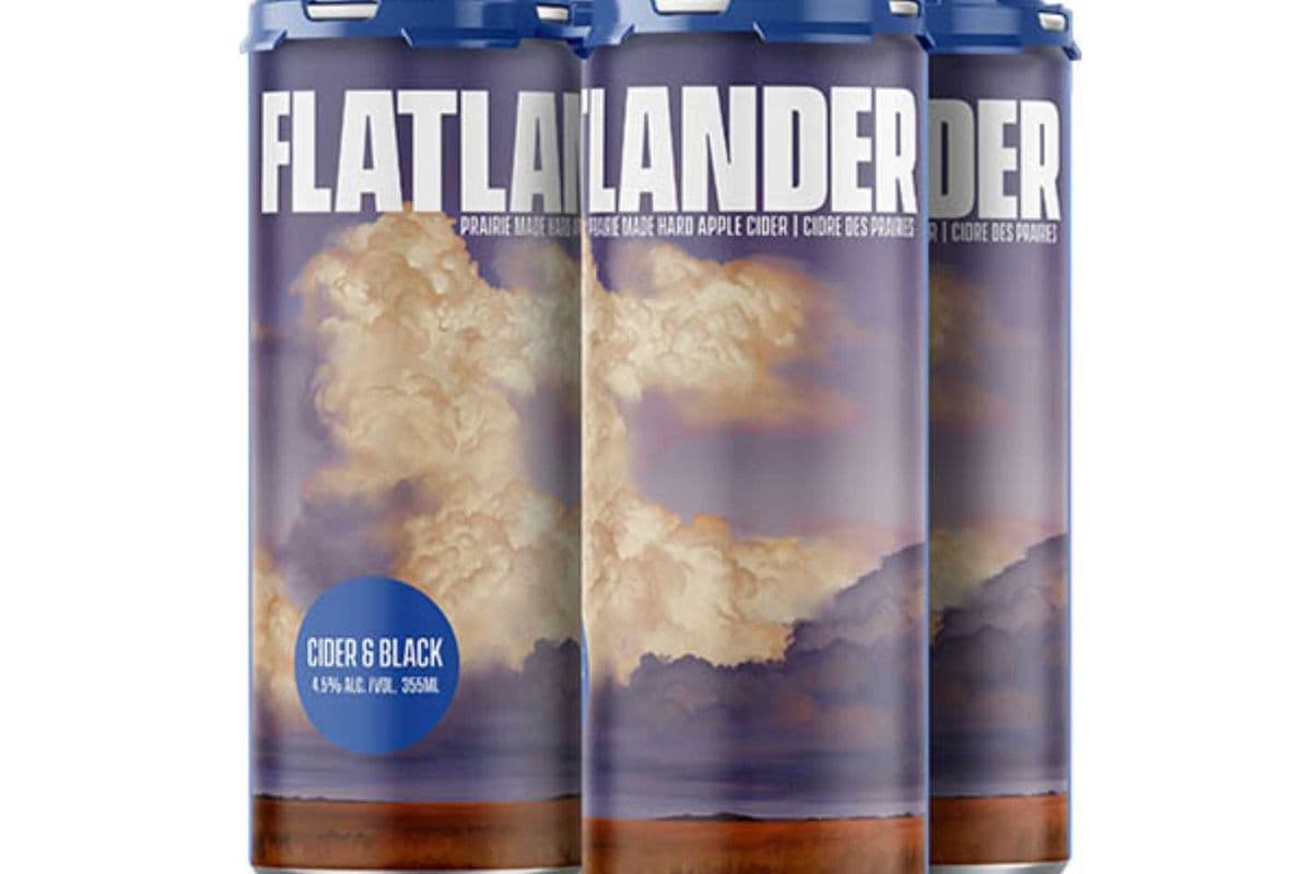 FLATLANDER CIDER & BLACK 355ML 4-PACK (1 x 4X355 ML)