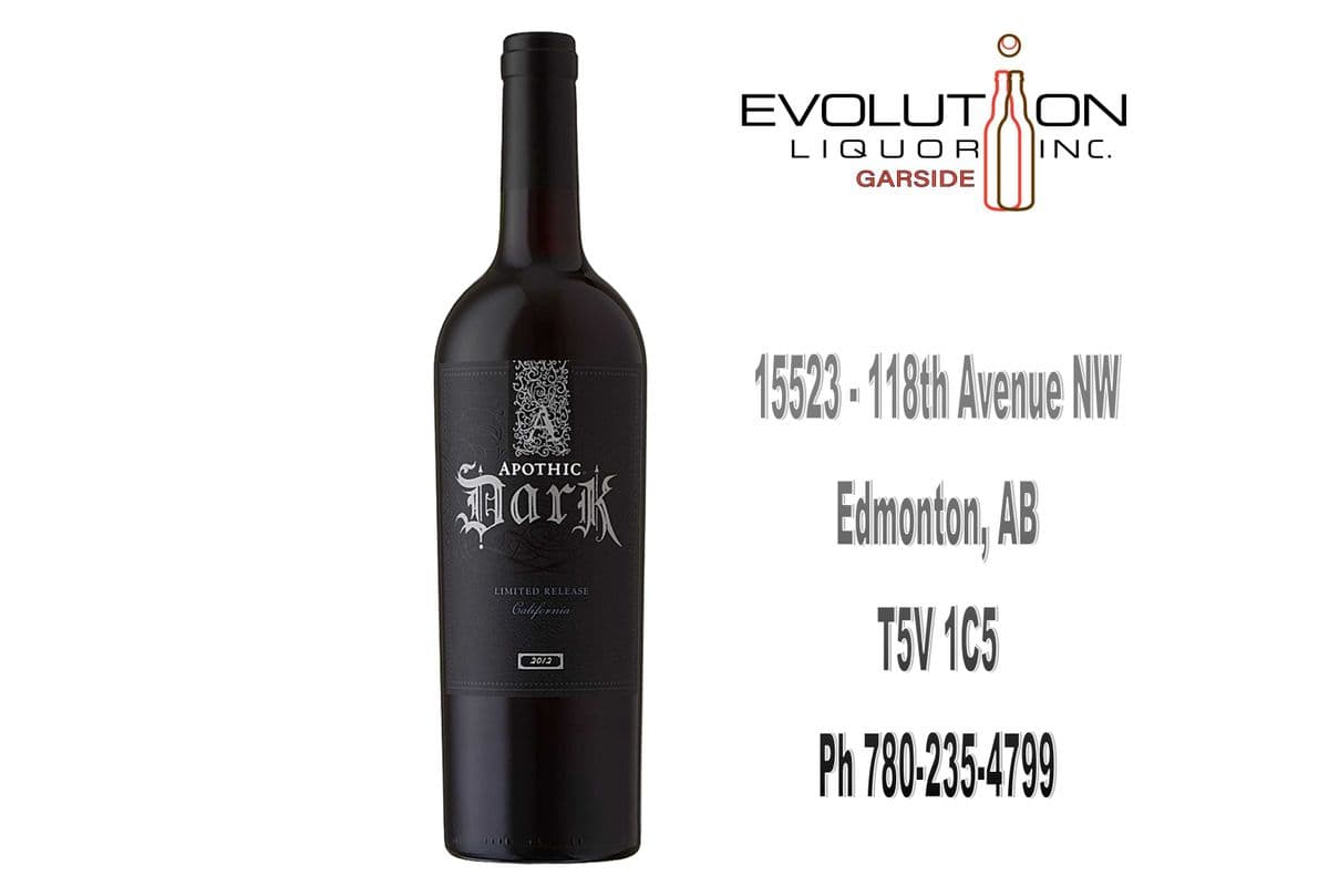 Apothic Dark 0750G (1 x 750ml Glass Bottle)