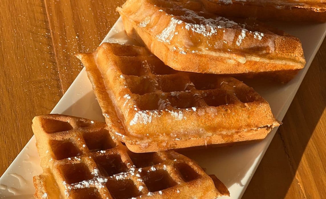Maple Waffle with Butter