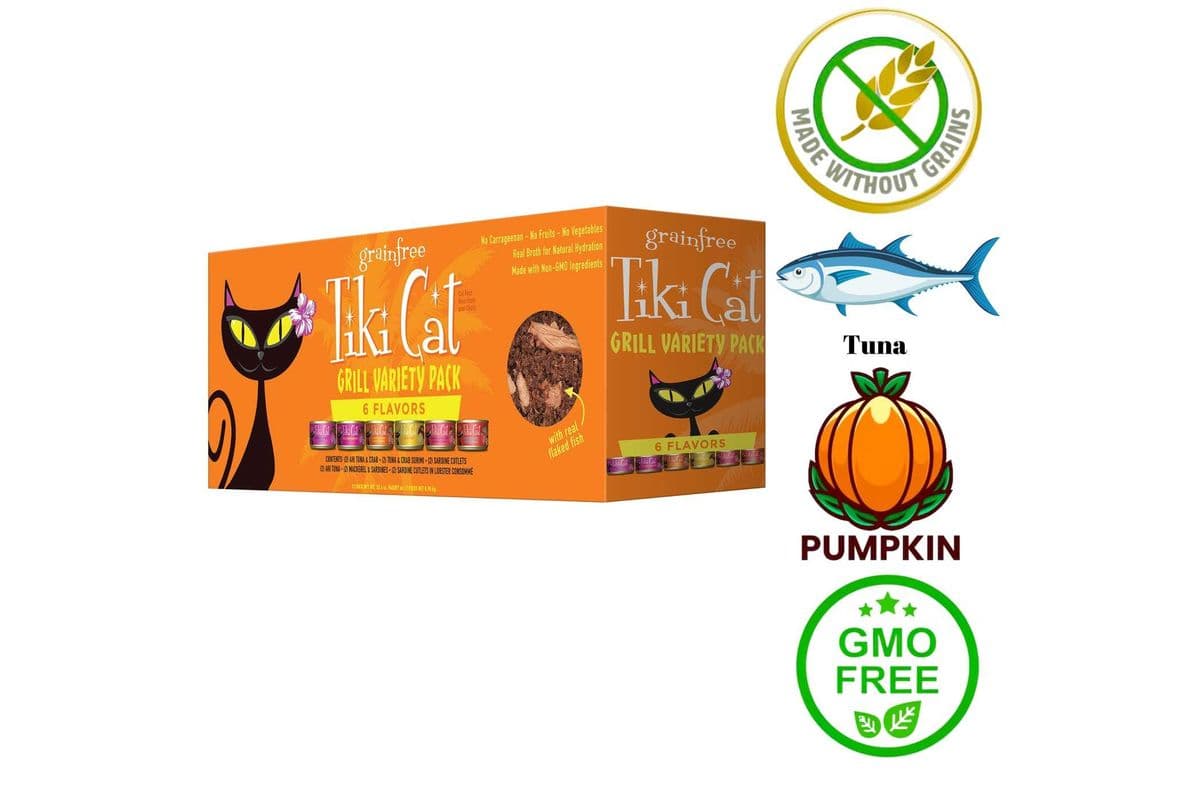 Tiki Cat - Grill Variety Pack Canned Cat Food - 2.8 Oz