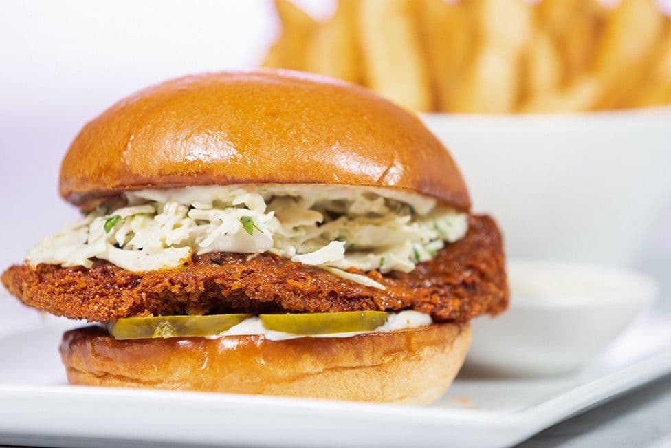 Nashville Hot Crispy Chicken Burger