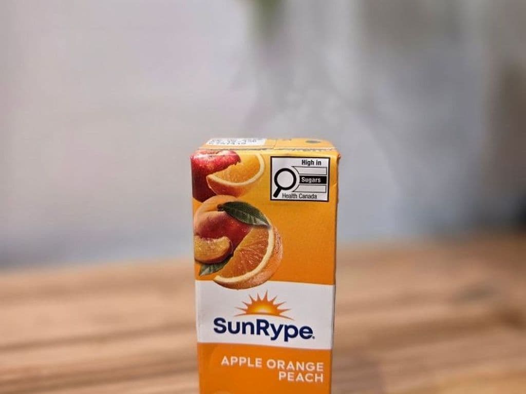 Apple Orange Peach juice box