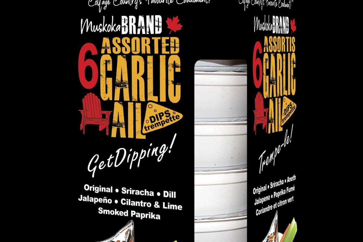 Muskoka 6 Pack Mixed Garlic Dipping Sauces
