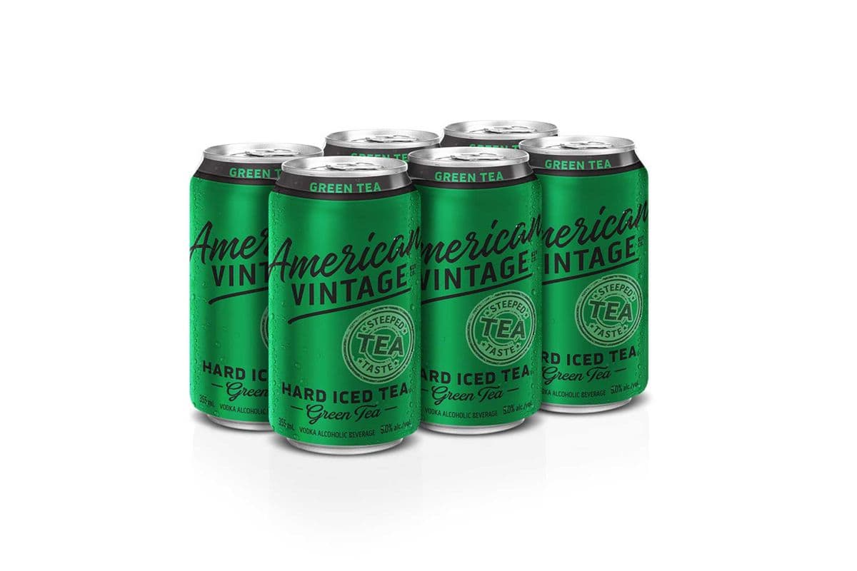American Vintage Green Tea (6 x 355 ml Cans)