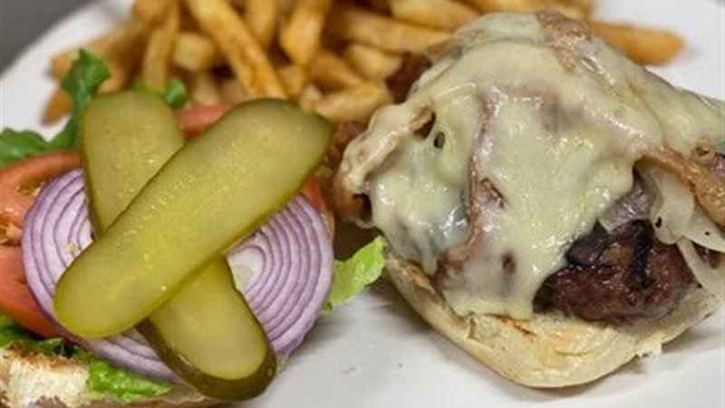 Loaded Swiss Burger (8 oz)