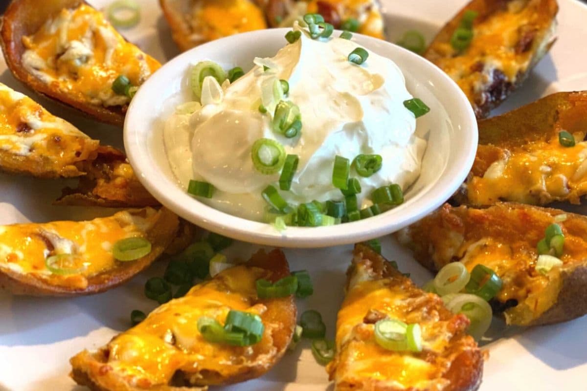 English Cut Potato Skins