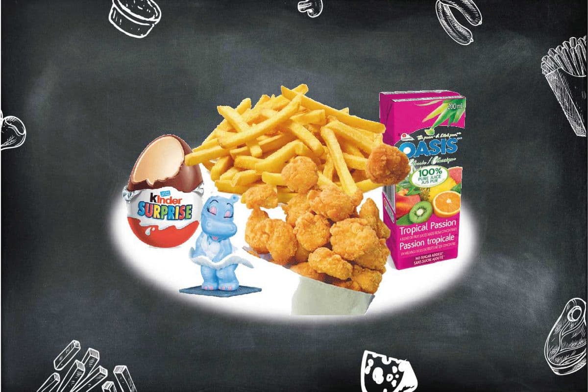 menu kids nuggets de poulet
