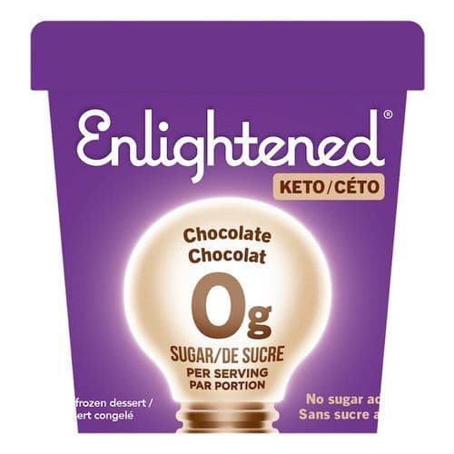 Keto Enlightened Chocolate Ice Cream 0g Sugar