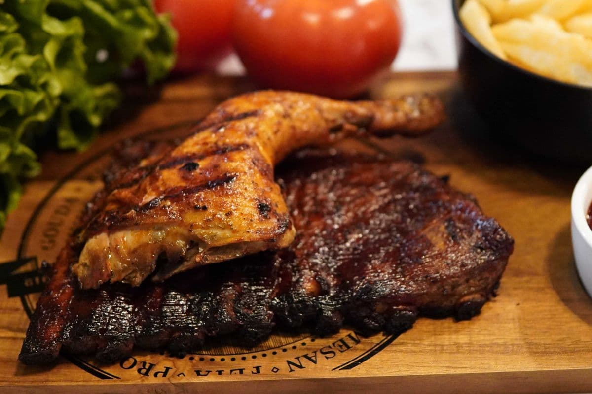 St. Louis Pork Ribs and Quarter Chicken