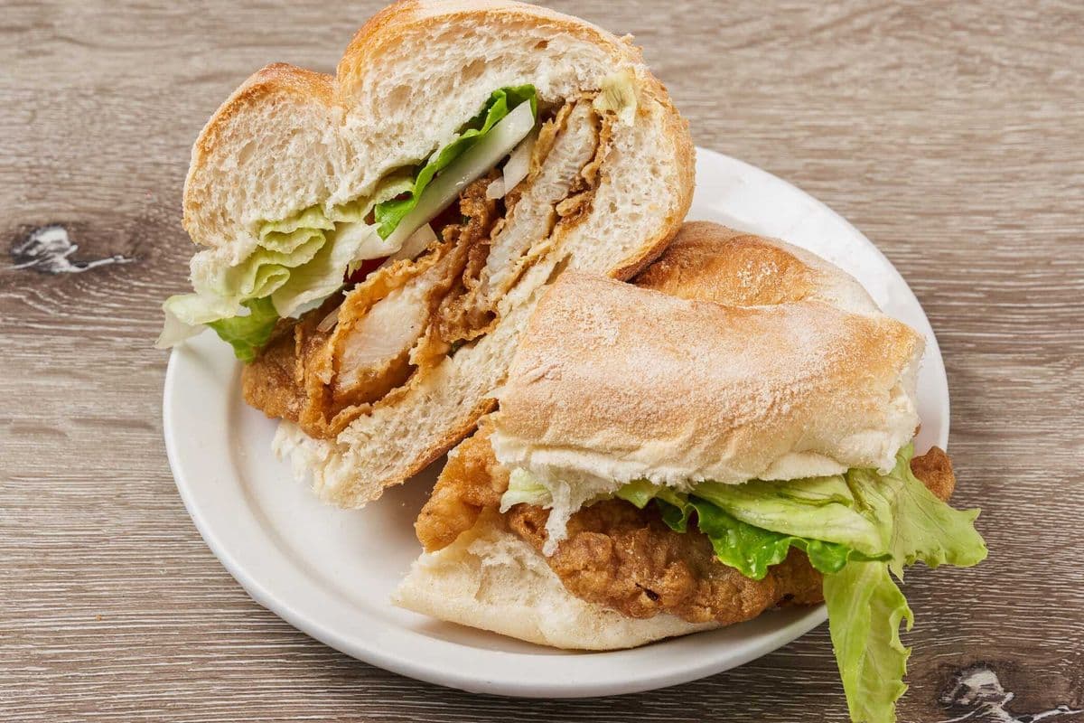 Fish Fillet Breaded Sole Sandwich