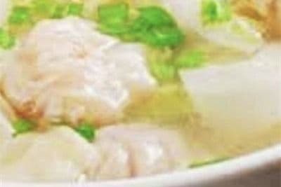 C05. Shrimp and Meat Wonton Soup 虾肉云吞汤