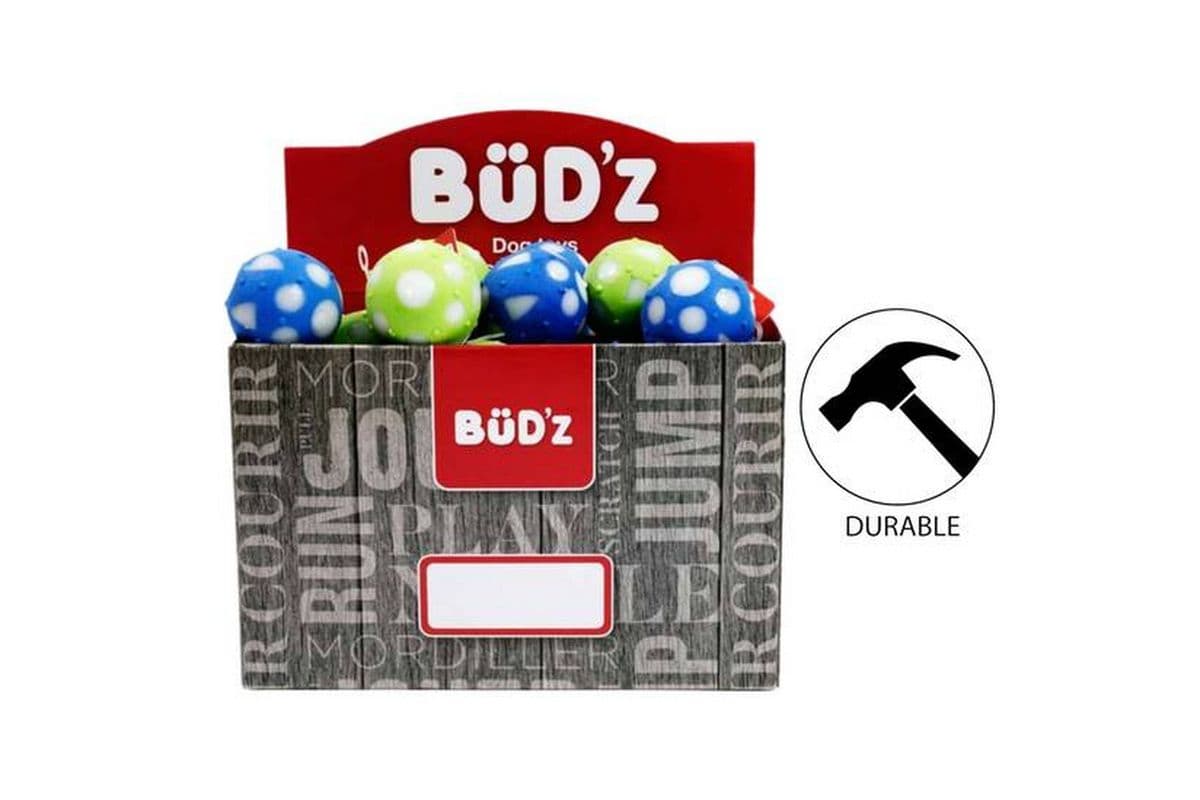 BuD'z - Small Rubber Full Balls - Lime Green