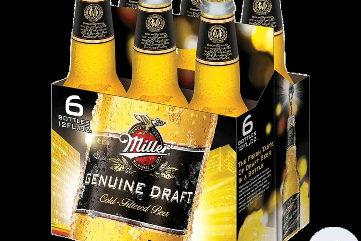 Miller Genuine Draft (6 x 355 ml Bottle)