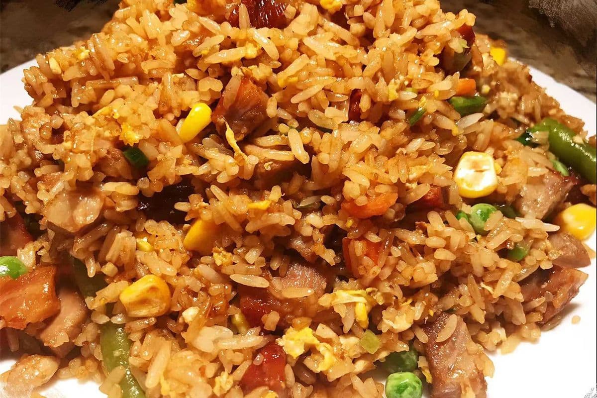1. BBQ Pork Fried Rice 叉烧炒饭