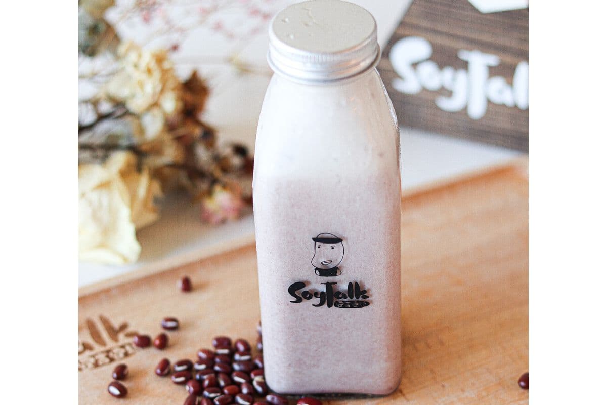 Red Bean Soy Milk (紅豆濃豆乳)
