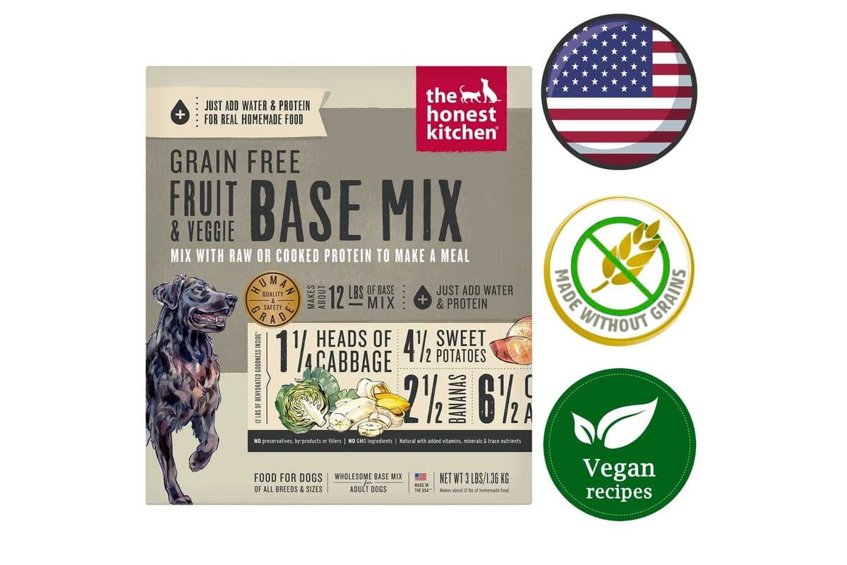 The Honest Kitchen - Grain Free Fruit & Veggie Mix Dehydrated Dog Food - 3 lb
