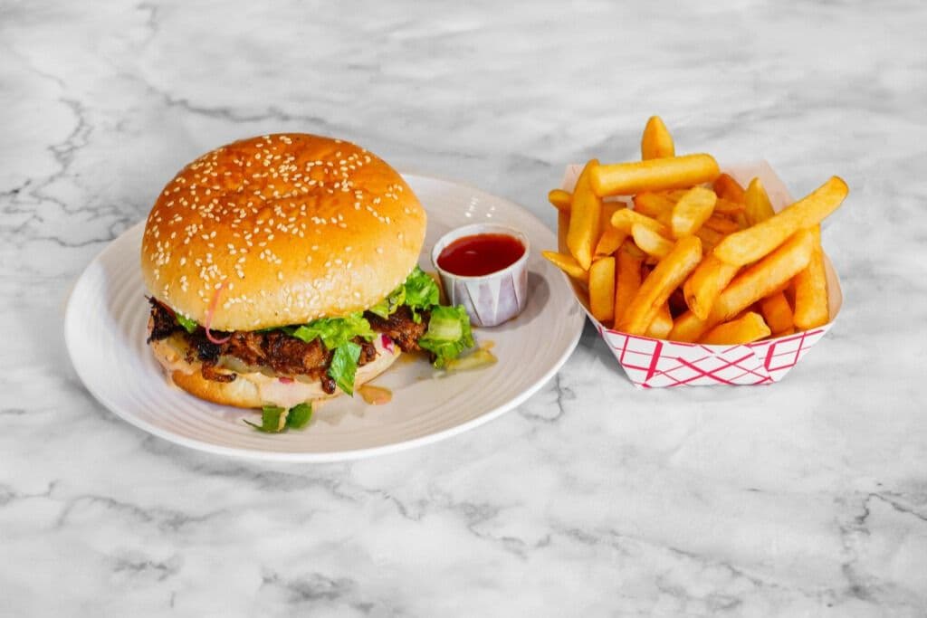 Pulled Pork Powerhouse Burger