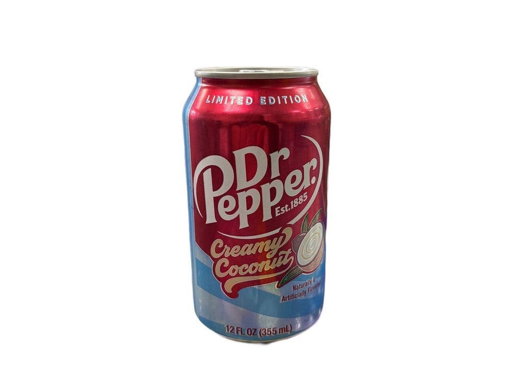 Dr Pepper Creamy Coconut 355ml Soda Pop Can