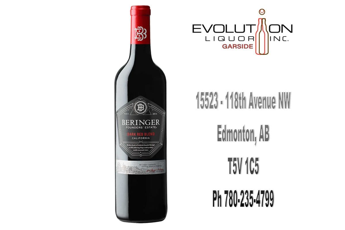 Beringer Founders' Estate Dark Red Blend 0750G (1 x 750ml Glass Bottle)
