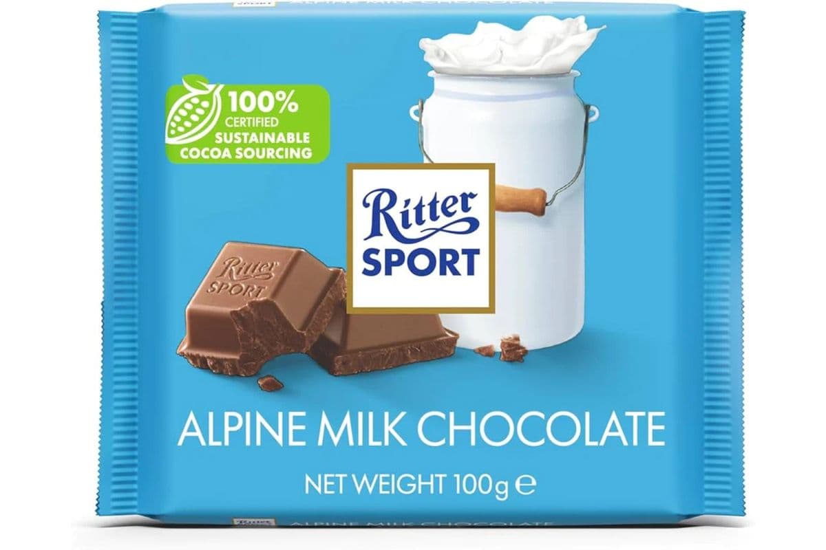 Ritter Sport Milk Alpine Milk Chocolate (100 g)