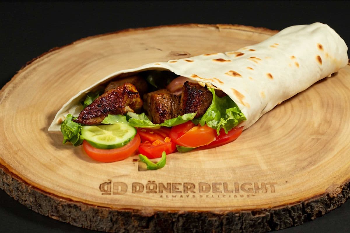 Lamb Shish Wrap Combo