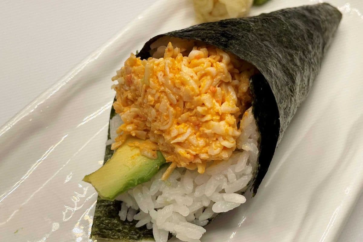 Spicy Crab Meat Cone