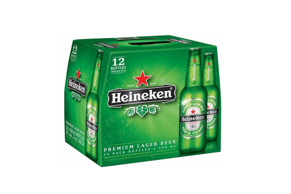 Heineken Lager (12 x 330 ml Bottles)