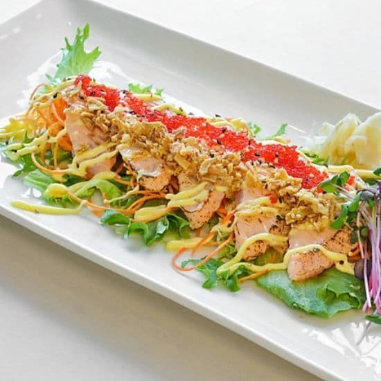 Tataki de saumon