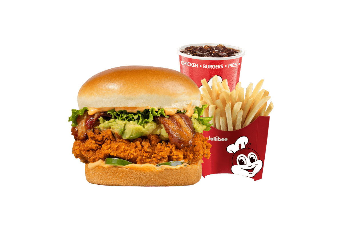 Spicy Avocado Bacon Chicken Sandwich Combo