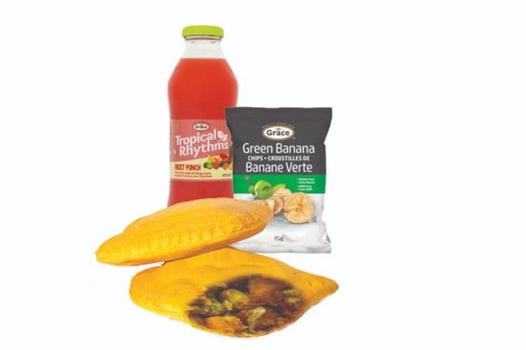 Two Veggie Patty - Tropical Fruit Punch Snack & Banana Chips