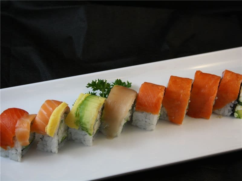 Alaska & Rainbow Roll Combo